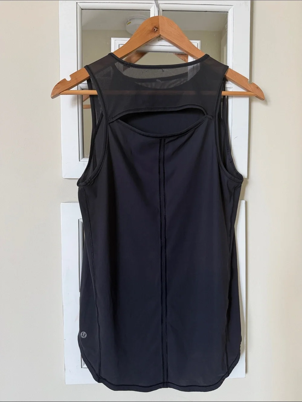 lululemon athletica Black Sleeveless Tank with Strappy Keyhole Back